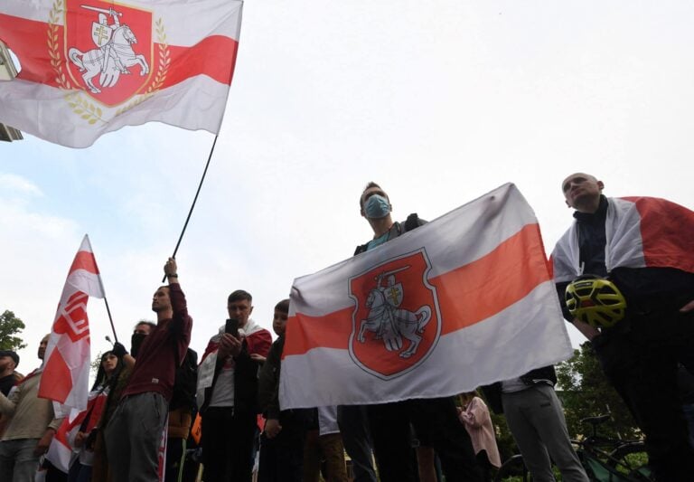 UKRAINE - BELARUS - POLITICS - PROTEST