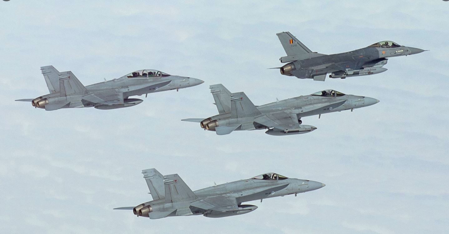 Suomen Hornetit harjoittelivat Belgian ilmavoimien kanssa | Verkkouutiset
