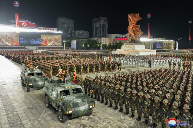 NKOREA - POLITICS - RUSSIA - CHINA - DIPLOMACY - PARADE