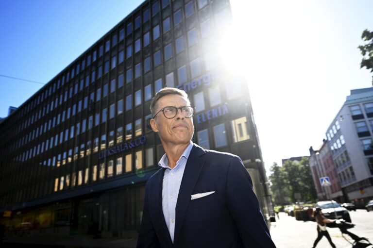 Kokoomuksen Alexander Stubb STT:n haastattelussa