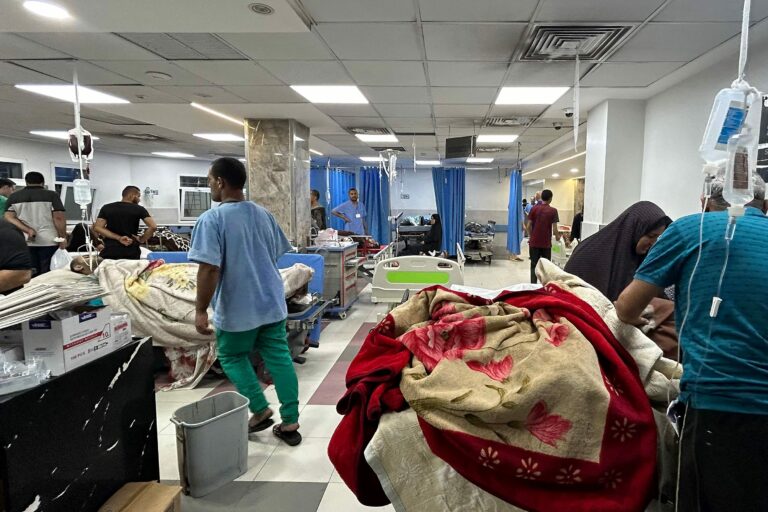 CORRECTION - PALESTINIAN - ISRAEL - CONFLICT - HOSPITAL