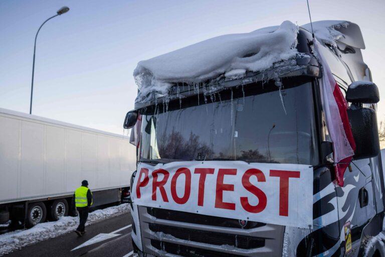 POLAND - UKRAINE - TRANSPORT - BLOCKADE