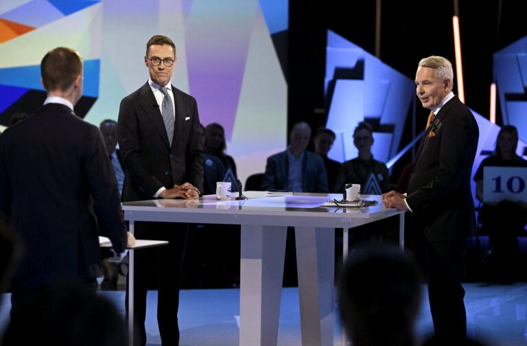 Presidential elections's debate at the Finnish national broadcast company Yle