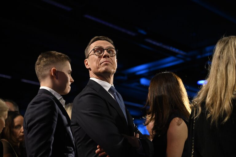 Election reception of NCP presidential candidate Alexander Stubb