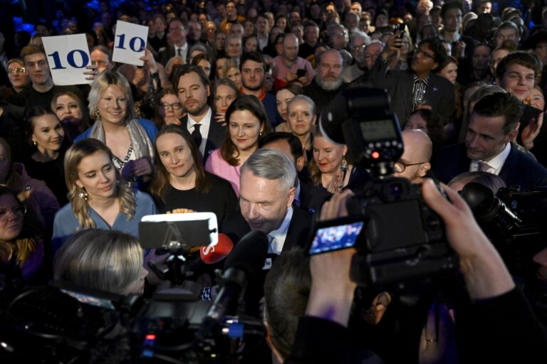 Election reception of Green Party backed presidential candidate Pekka Haavisto