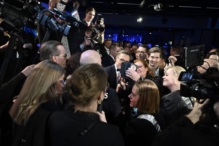 Election reception of NCP presidential candidate Alexander Stubb