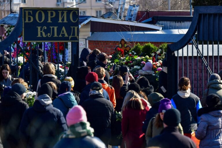 RUSSIA - POLITICS - NAVALNY - FUNERAL