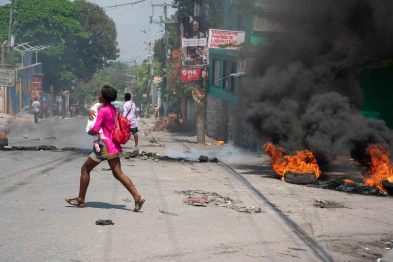 TOPSHOT - HAITI - POLITICS - UNREST