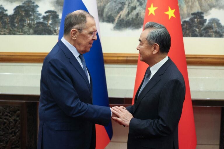 TOPSHOT - CHINA - RUSSIA - POLITICS - DIPLOMACY