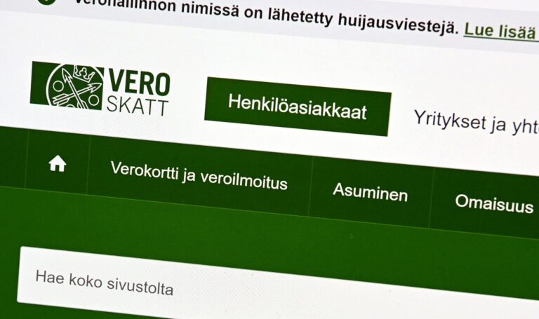 Veroilmoituksen tarkistus