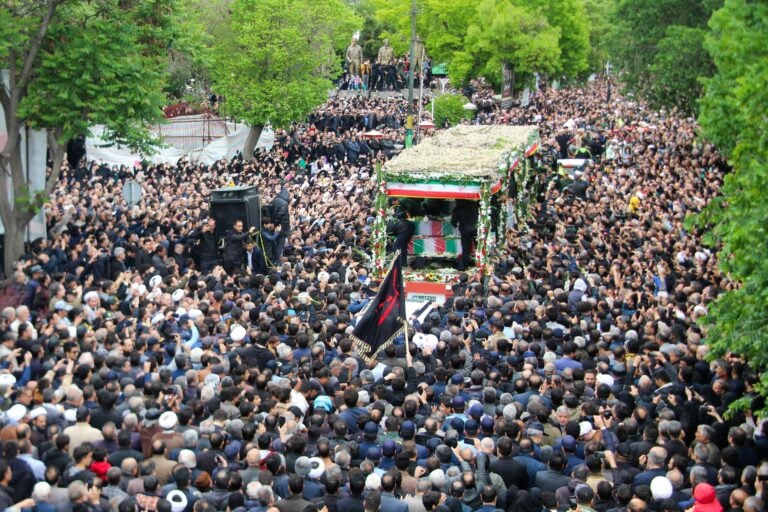 IRAN - ACCIDENT - FUNERAL - RAISI