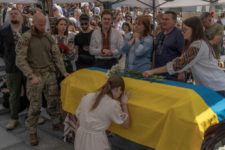 Farewell to the combat medic of the Hospitallers battalion Iryna "Cheka' Tsybukh