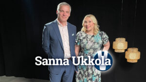 Anders Adlercreutz ja Sanna Ukkola. Kuva: Tuukka Ylönen