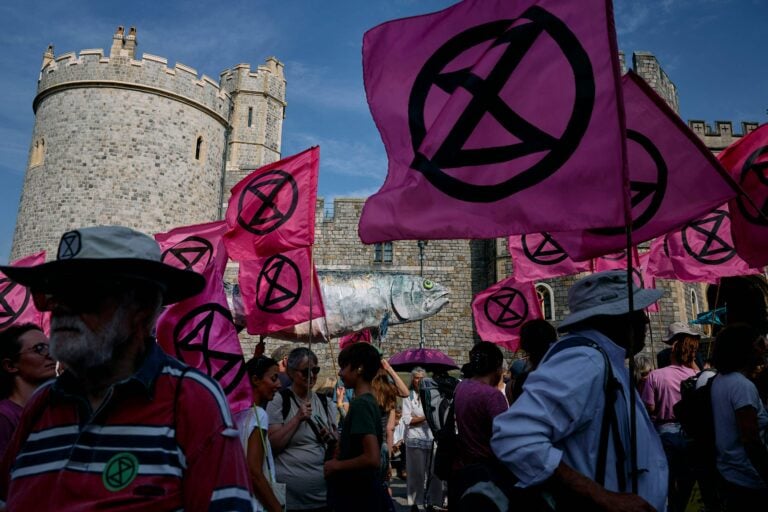 BRITAIN - CLIMATE - POLITICS - DEMONSTRATION