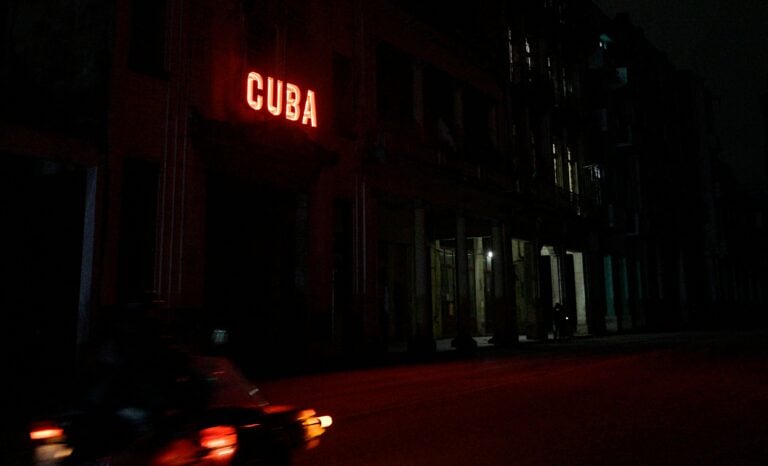 CUBA - ENVIRONMENT - ELECTRICITY - BLACKOUT