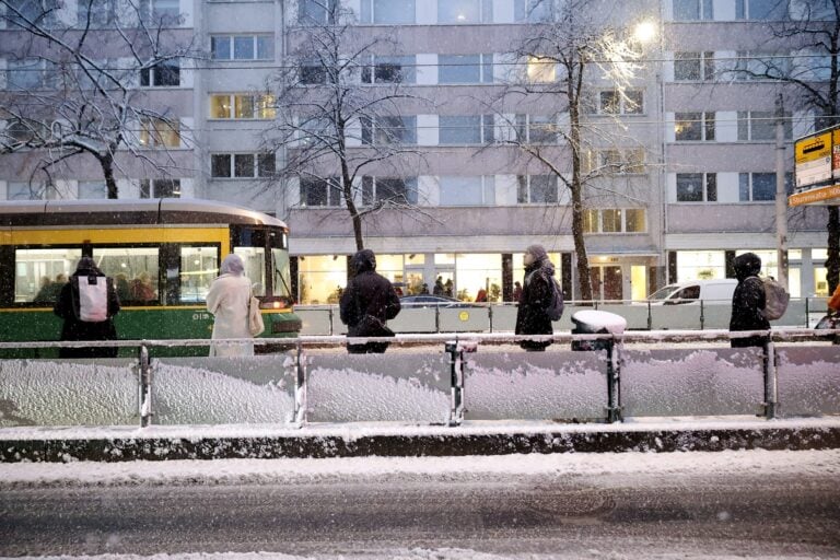 Ajokeli on huono laajalla alueella