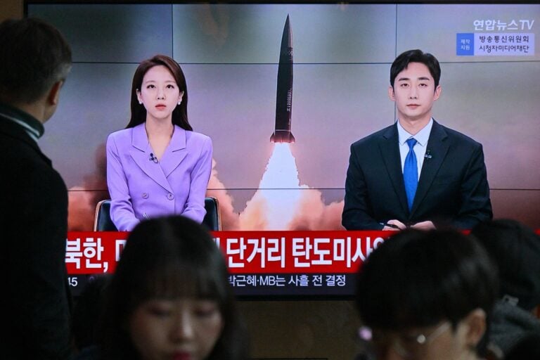 TOPSHOT - SKOREA - NKOREA - MISSILE