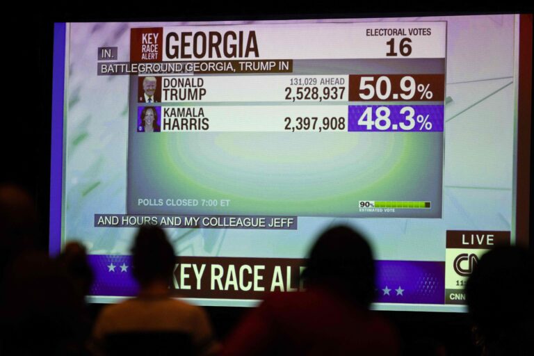 Democratic Party Of Georgia Holds Election Night Watch Party In Atlanta