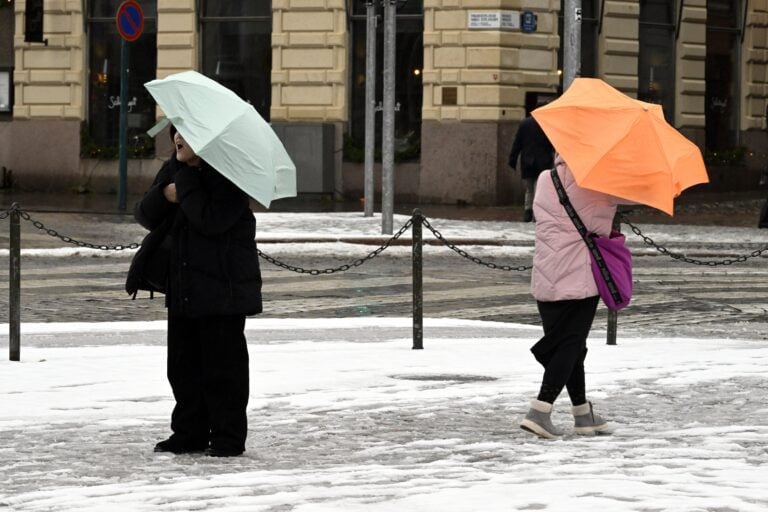 Alkaako ennustettu lumimyräkkä, tuleeko lunta eteläänkin?