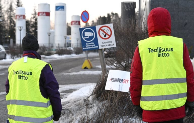 SAK:n liittojen poliittiset lakot