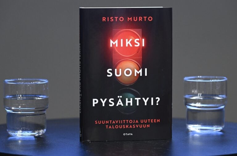 Miksi Suomi pysähtyi? Risto Murron kirjan julkistamistilaisuus