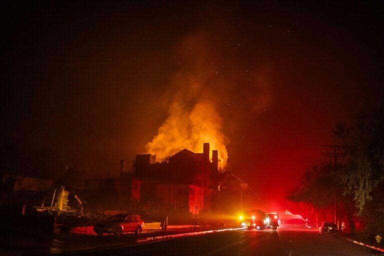 Powerful Winds Fuel Multiple Fires Across Los Angeles Area