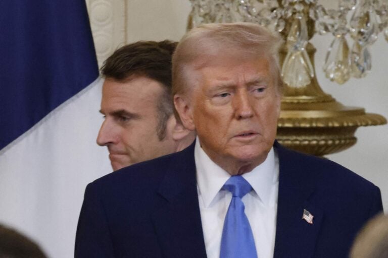 US - FRANCE - POLITICS - DIPLOMACY - TRUMP - MACRON