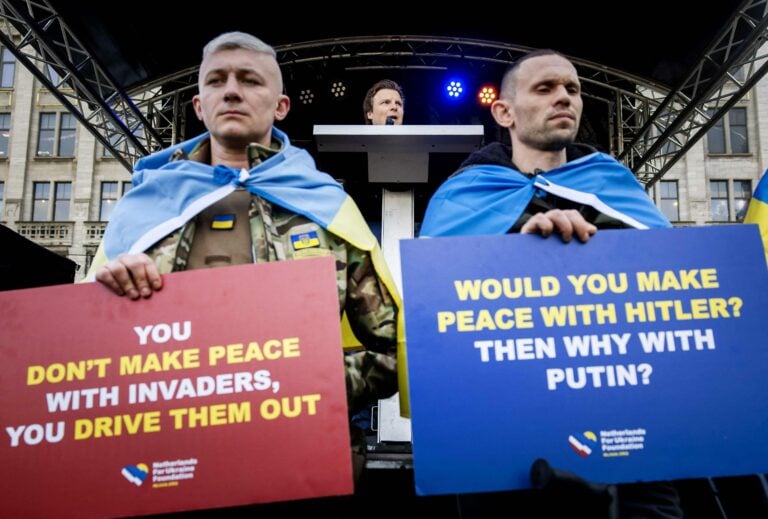 NETHERLANDS - UKRAINE - RUSSIA - CONFLICT - WAR - DEMO